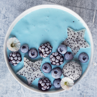 blue majik smoothie bowl